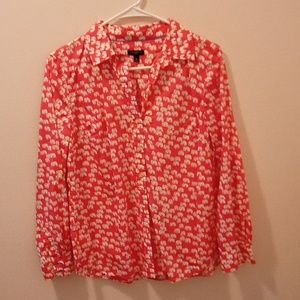 Women's cotton shirt elephants